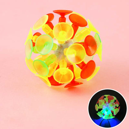 Glowing Suction Ball Play Set for Kids