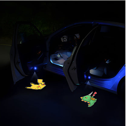 LED Cartoon Car Projector Light