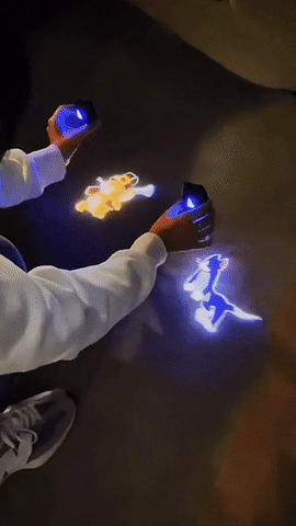 LED Cartoon Car Projector Light